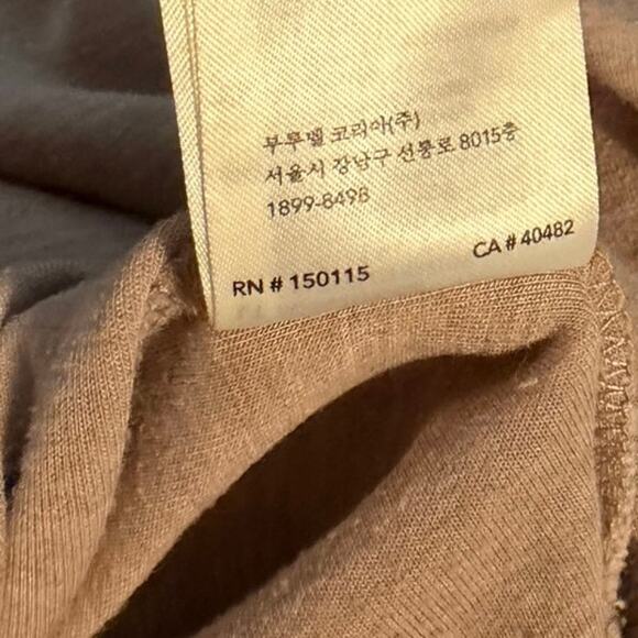 VARLEY Yates Half-Zip Collared Pullover Sweater in Taupe Marl EUC Plus Size 3X - Picture 10 of 11